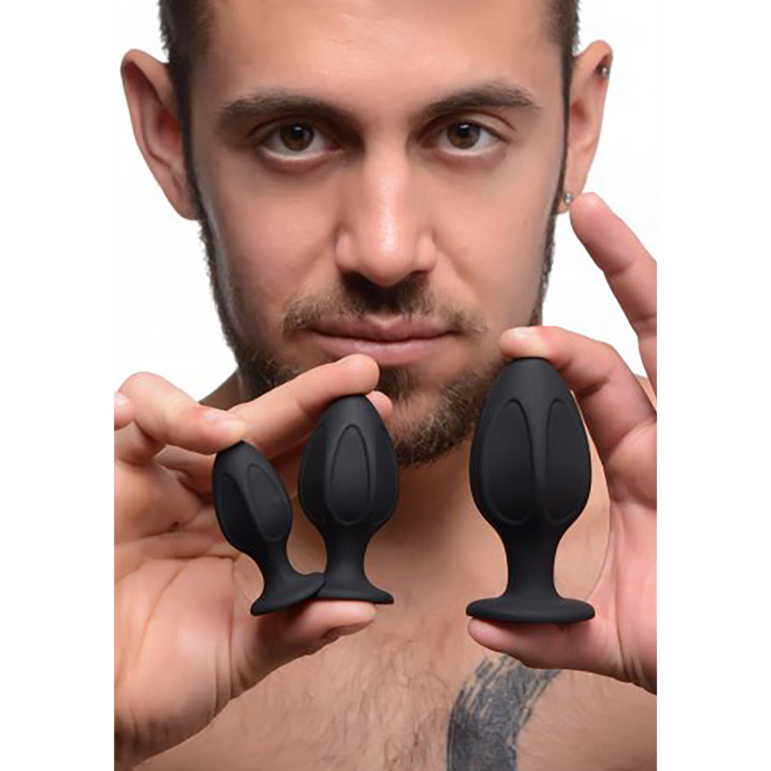 Anal-Set Triple Juicers Silikon Schwarz