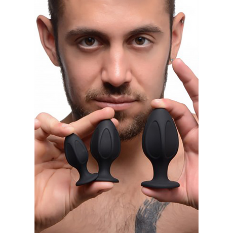 Anal-Set Triple Juicers Silikon Schwarz