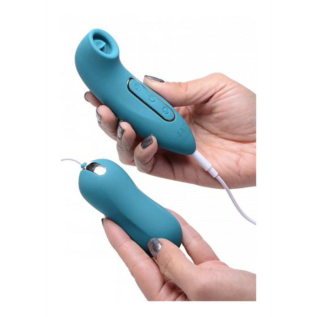 Stimulator Entwined klopfendes Ei mit Zungenfunktion Blau