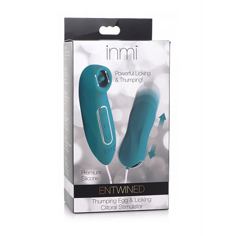 Stimulator Entwined klopfendes Ei mit Zungenfunktion Blau