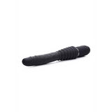 Realistischer Vibrator Thrust Master stoßend mit Griff Schwarz 17,8 cm