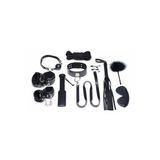 Fesselset Deluxe 10 Teile Schwarz
