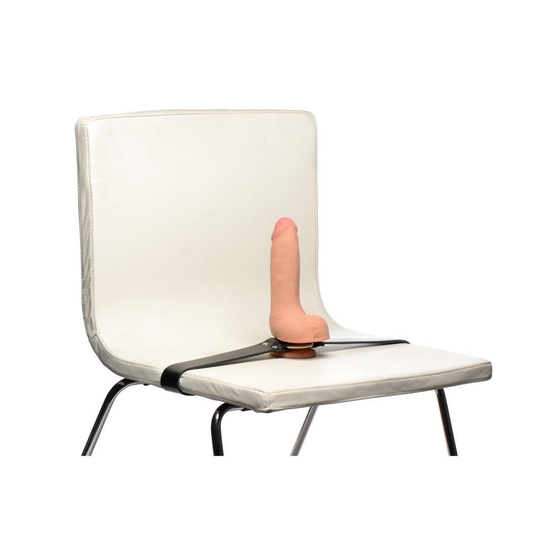 Dildo-Halter aus Leder Schwarz