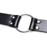 Dildo-Halter aus Leder Schwarz