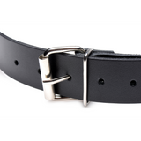 Dildo-Halter aus Leder Schwarz