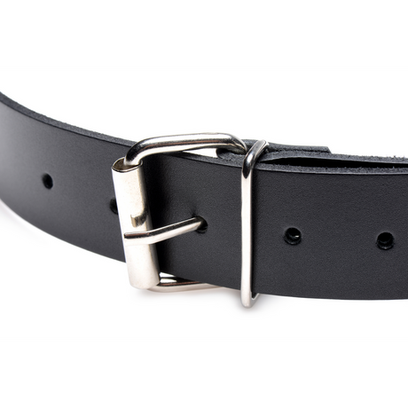 Dildo-Halter aus Leder Schwarz