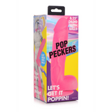 Dildo Pop mit Hoden Blau