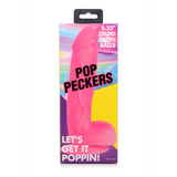 Dildo Pop mit Hoden Blau