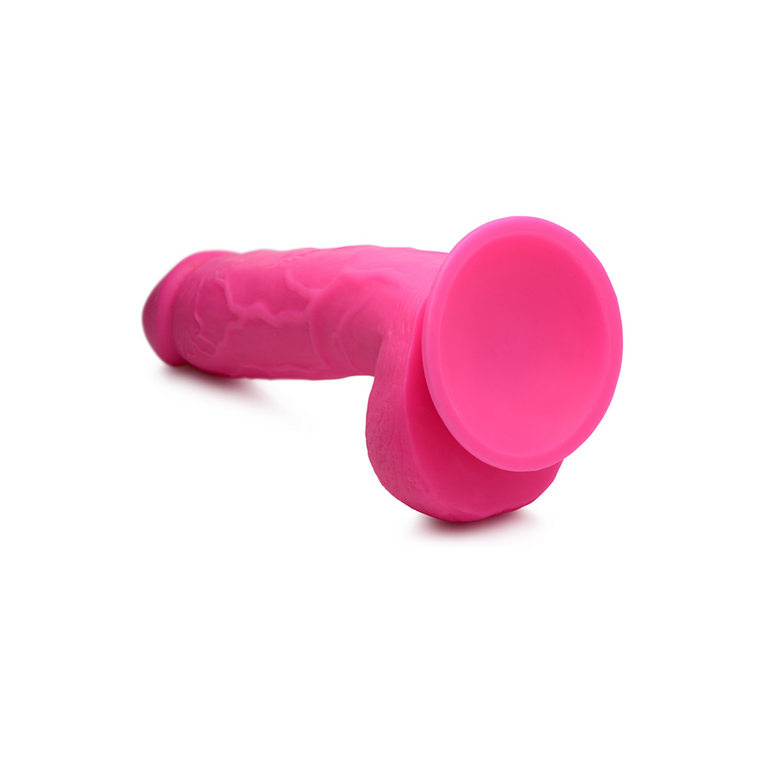 Dildo Pop mit Hoden Blau