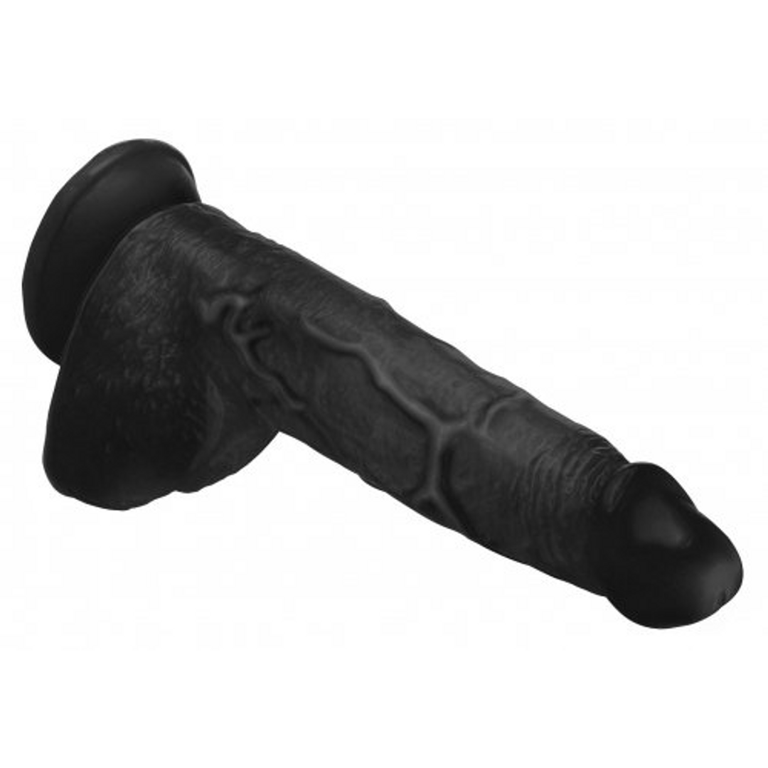 Dildo Beefy Brad mit Hoden Schwarz 18,4 cm