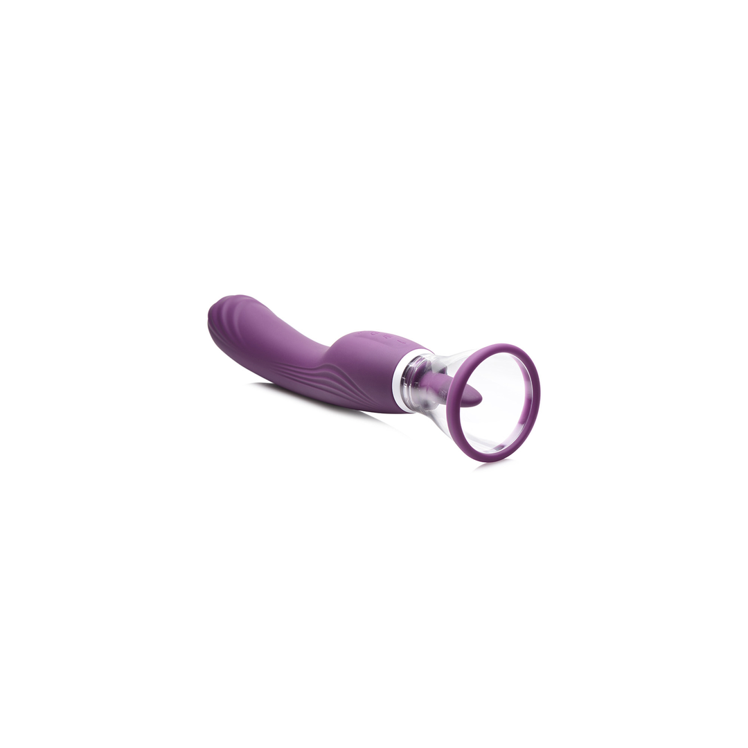 Vibrator Lickgasm leckend und saugend Violett 12,7 cm