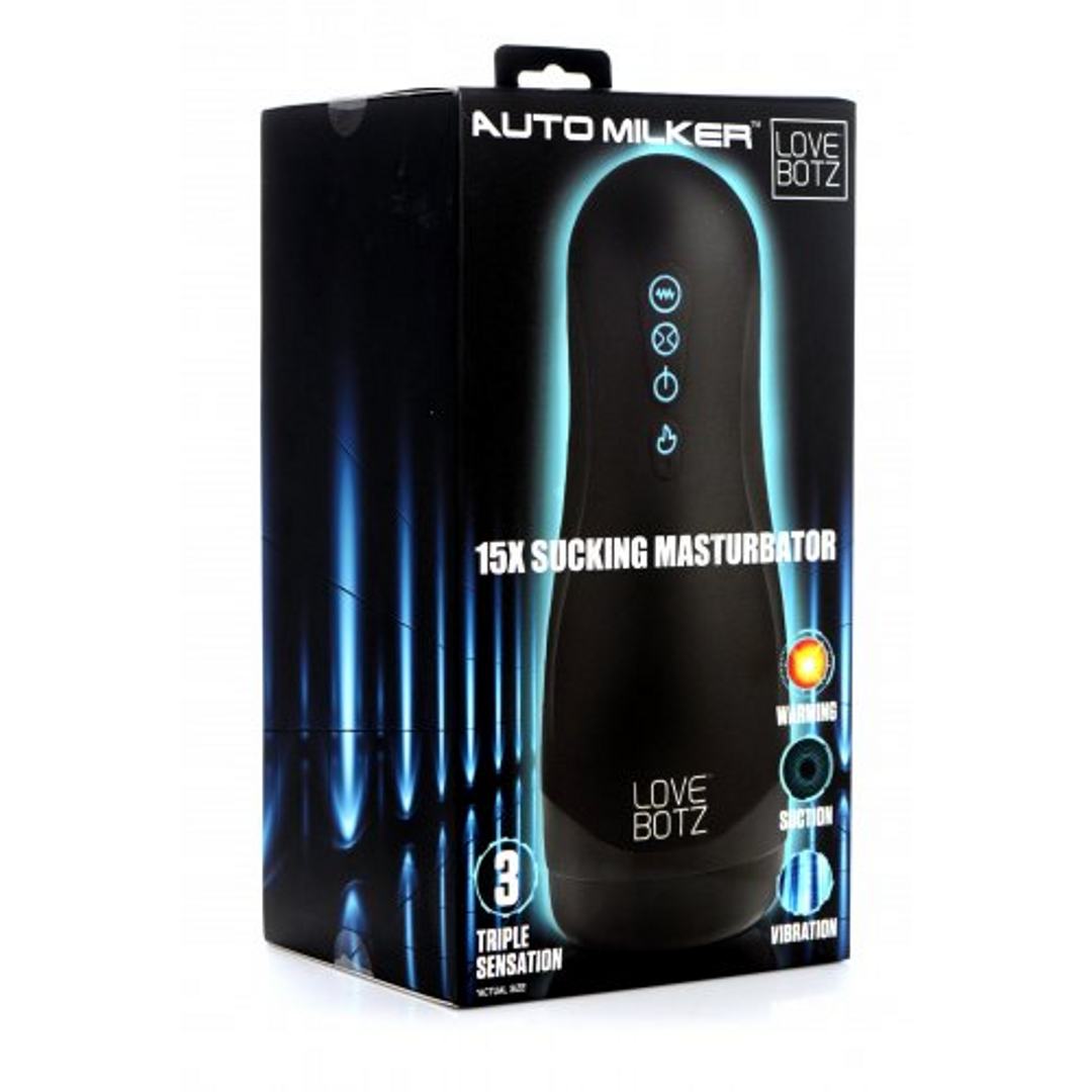 Masturbator Auto Melker saugend Schwarz 26 cm