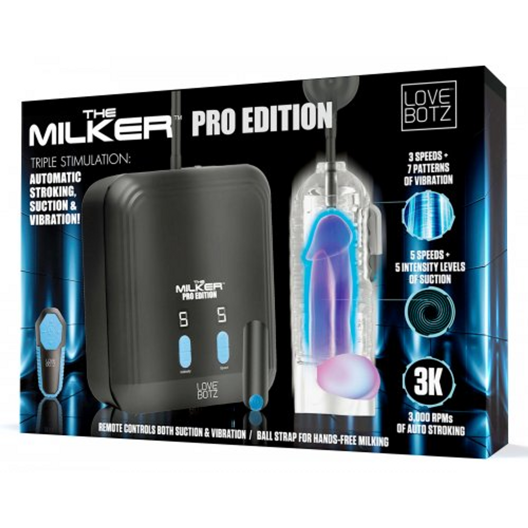 Masturbator Milker Pro Edition saugend Schwarz