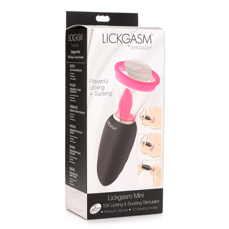 Stimulator Lickgasm Mini leckend und saugend Schwarz