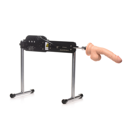 Sexmaschine Pro-Bang Deluxe mit Fernbedienung Schwarz 13,5 cm