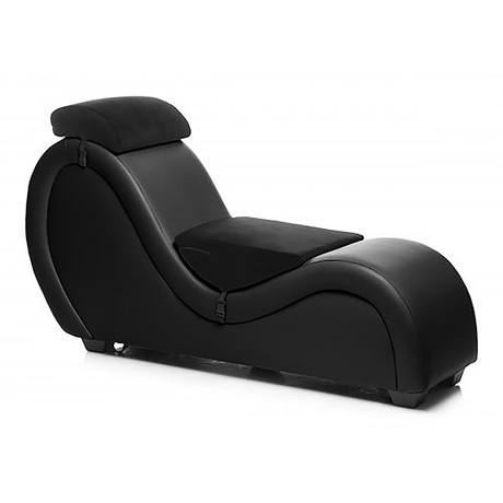 Sex-Chaiselongue Kinky Couch Schwarz 160 cm