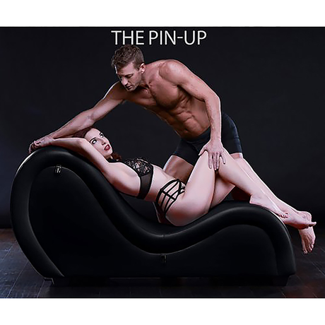 Sex-Chaiselongue Kinky Couch Schwarz 160 cm