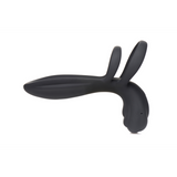 Penishülle vibrierend Silikon mit Fernbedienung Schwarz 10,8 cm