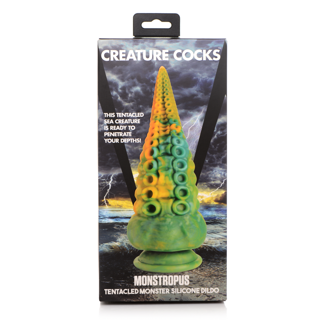 Dildo Monstropus Tentakel Silikon Grün 19,3 cm