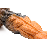 Dildo Ravager gewellte Tentakel Silikon Orange 16,5 cm