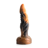 Dildo Ravager gewellte Tentakel Silikon Orange 16,5 cm