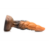 Dildo Ravager gewellte Tentakel Silikon Orange 16,5 cm