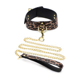 Fesselset Leopardenmuster Braun
