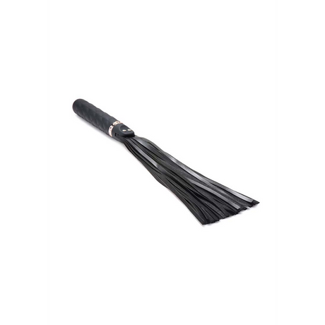 Dildo Vibra-Lasher vibrierend mit Flogger Silikon Schwarz 13,3 cm