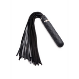 Dildo Vibra-Lasher vibrierend mit Flogger Silikon Schwarz 13,3 cm