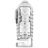 Masturbator Milker TPE mit Hodenriemen Durchsichtig 19,8 cm