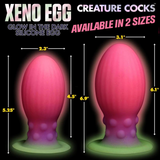 Silikon-Ei Xeno nachtleuchtend Pink