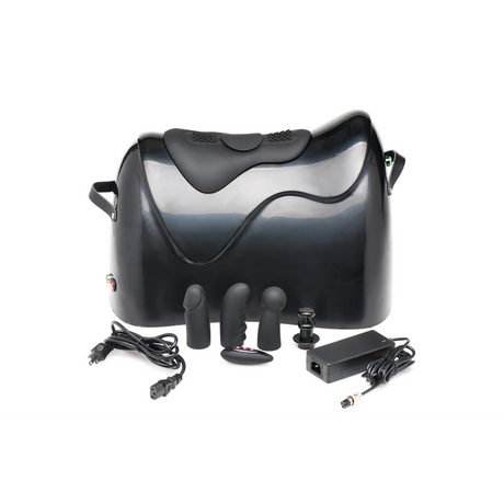 Sexmaschine Bucking Saddle stoßend und vibrierend Schwarz 38,8 cm