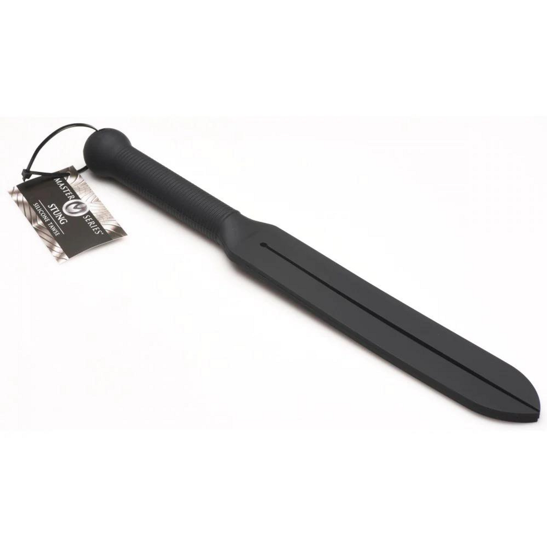 Paddle Silikon-Tawse Schwarz 38 cm