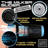 Masturbator Milker Slider Schwarz 25,2 cm
