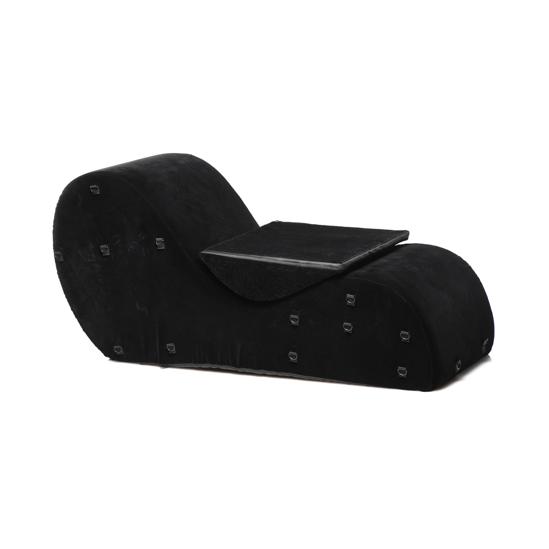 Bondage-Couch Schwarz 147 cm