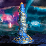 Dildo Kraken Silikon Blau 17,8 cm
