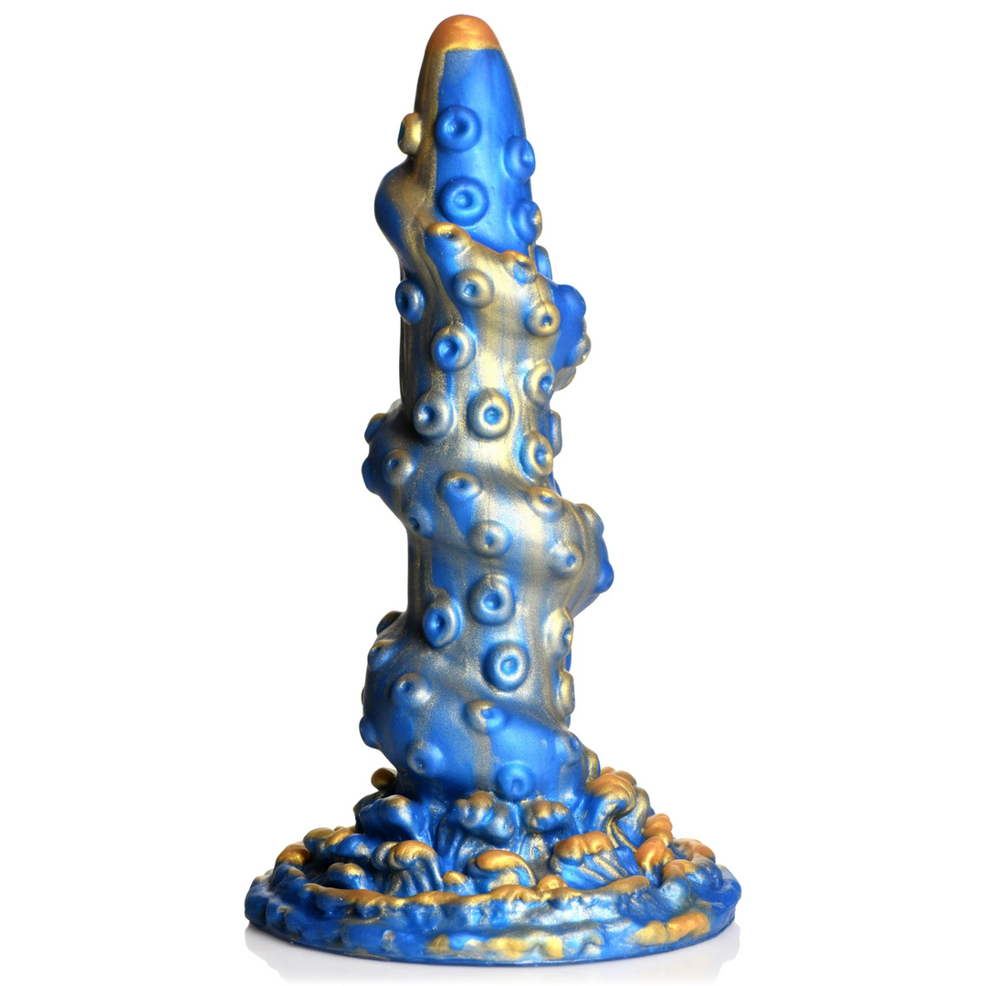 Dildo Kraken Silikon Blau 17,8 cm