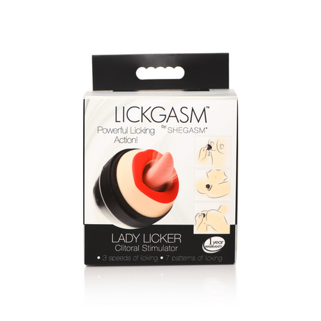 Auflegevibrator Lady Licker Schwarz 5,5 x Ø 6 cm