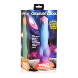 Dildo Alien nachtleuchtend Silikon Multicolor 19 cm