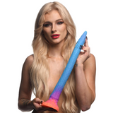 Dildo Makara Schlange nachtleuchtend Silikon Multicolor 42 cm