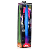 Dildo Makara Schlange nachtleuchtend Silikon Multicolor 42 cm