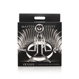 Analplug Oculus Edelstahl Silber 7,4 x Ø 9,4 cm