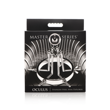 Analplug Oculus Edelstahl Silber 7,4 x Ø 9,4 cm