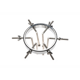 Analplug Oculus Edelstahl Silber 7,4 x Ø 9,4 cm