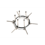 Analplug Oculus Edelstahl Silber 7,4 x Ø 9,4 cm
