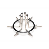 Analplug Oculus Edelstahl Silber 7,4 x Ø 9,4 cm
