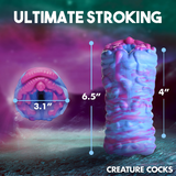 Masturbator Zyklon Alien-Vagina Silikon Violett 7,9 x Ø 7,9 cm