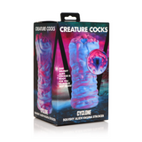 Masturbator Zyklon Alien-Vagina Silikon Violett 7,9 x Ø 7,9 cm