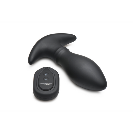 Analplug Rim Slide mit Gleitring Silikon Schwarz 11 x Ø 4,2 cm