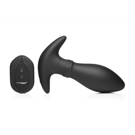 Analplug Rim Slide mit Gleitring Silikon Schwarz 11 x Ø 4,2 cm